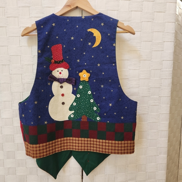 Vintage Dream Spinner Christmas Vest OS - Picture 6 of 7